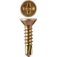 Саморез желтый 4,2*16 сверло - фото - 1