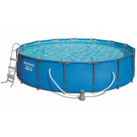 Бассейн каркасный 366*133 см фильтр насос ,лестн(15427BW) - фото - 1