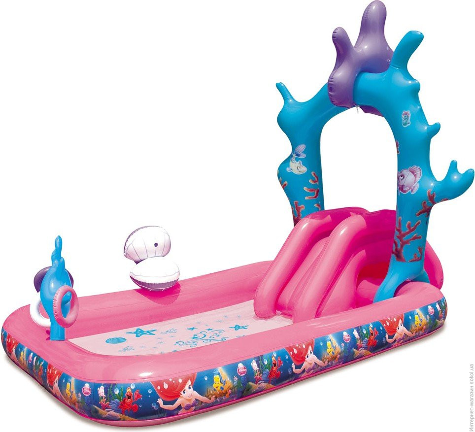 Бассейн игровой Русалочка 249*168*180 (91051) - фото - 1