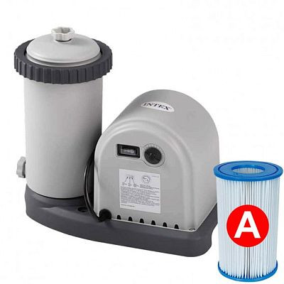 Помпа с фильтром для бассейна, 220V, 5678 л/ч (28636) - фото - 1