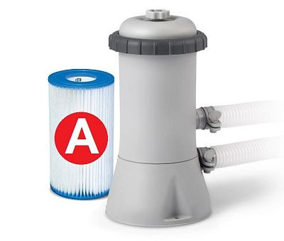 Помпа с фильтром для бассейна, 220V, 3785 л/ч (28638) - фото - 1