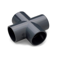 Крестовина ПВХ клеевая d50 - фото - 1