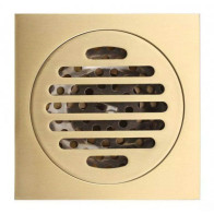 Трап прямой 10х10 бронза GANZER (Т001D) - фото - 1