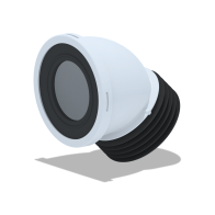 АП труба фановая 110*45 д/чугунных труб(W4228) - фото - 1