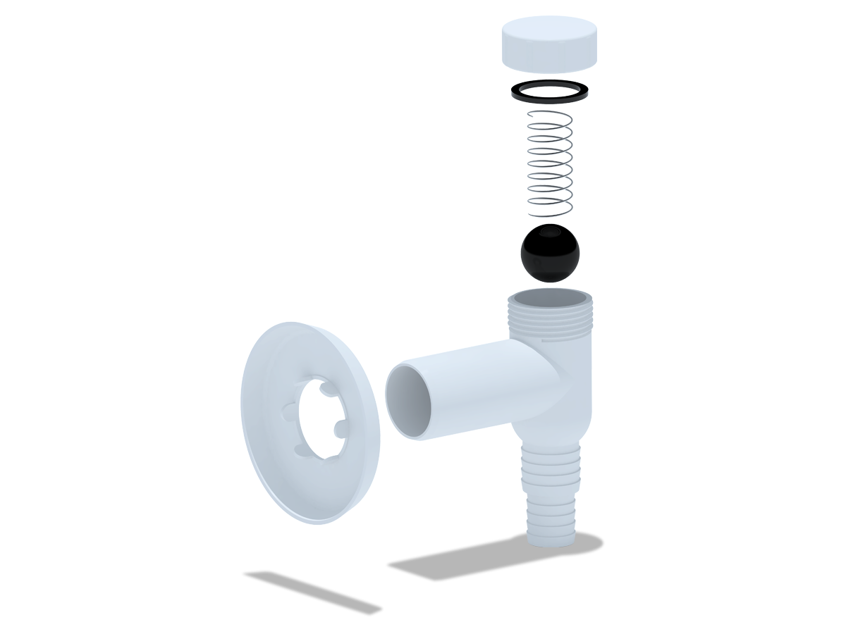 АП (М500)Сифон д/стир.машинки - фото - 1