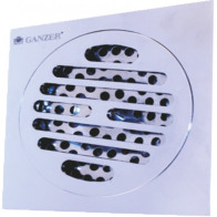 Трап прямой 10х10 ХРОМ GANZER (Т001) - фото - 1