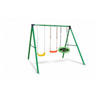 Качели SLP SYSTEMS 3 секции +лодоч.красн.+качел.TS40+гибк. желт(slpmk3-dnf) - фото - 1