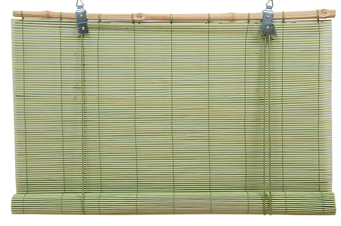 Бамбуковая штора 140*160 001 (мята) - фото - 1