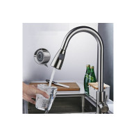 Смесит д/кухни с вытяж.лейк нержавейка ( А56109-7) - фото - 1