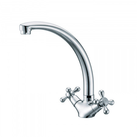 Смес KAISER Carlson Eco кухня крест кер.(литой излив) 11014 - фото - 1