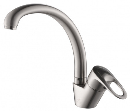 Смес KAISER City д/мойки серебро 21544 Silver - фото - 1