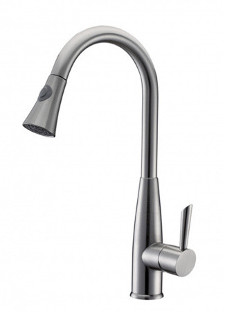 Смес KAISER Merkur д/мойки бок.выдвижн.ф40 26144 - фото - 1
