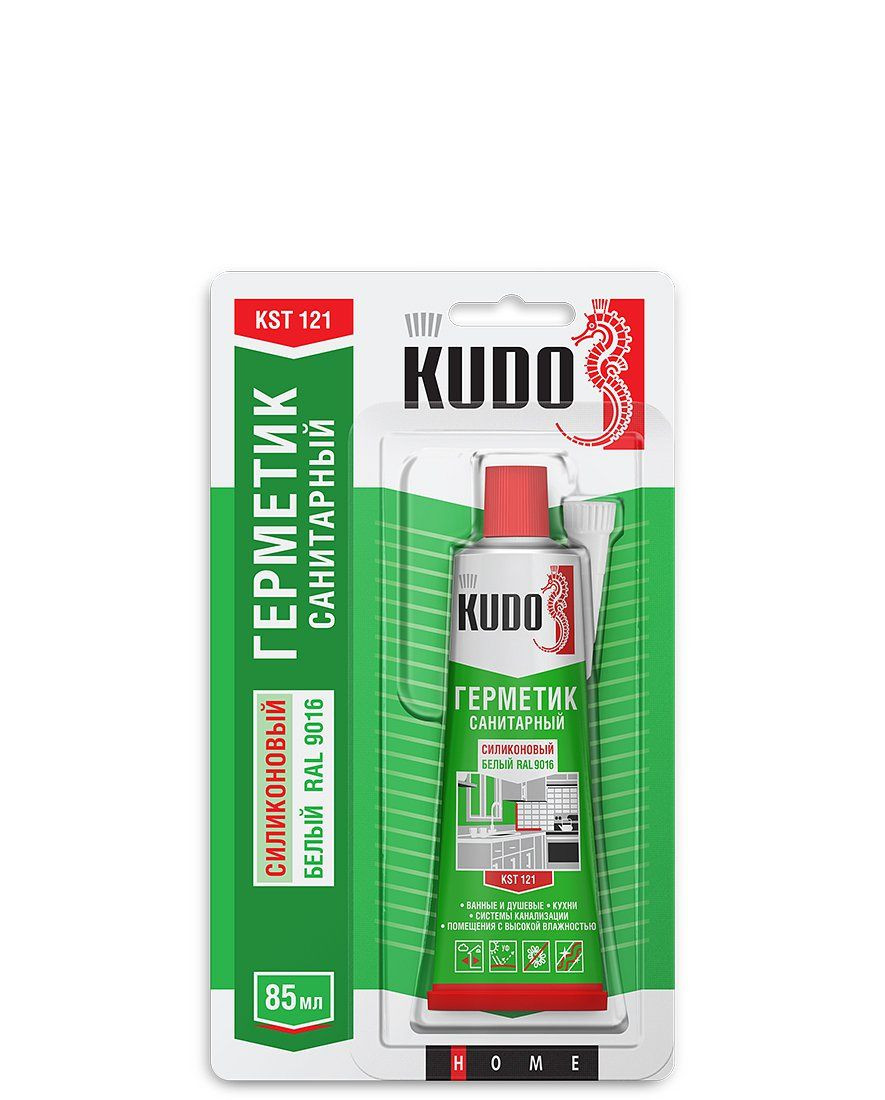 Герметик KUDO сил.универ.бел.85мл (214533) - фото - 1
