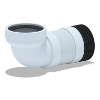 АП (К719R) Слив д/унитаза 90 гр гибкий280-550мм(534632) - фото - 1