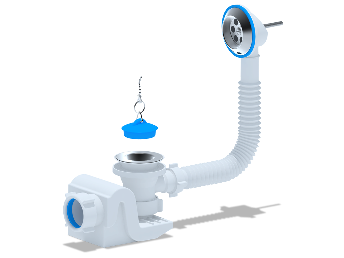 АП (E650) Сифон д/ван.с вып.и пер.