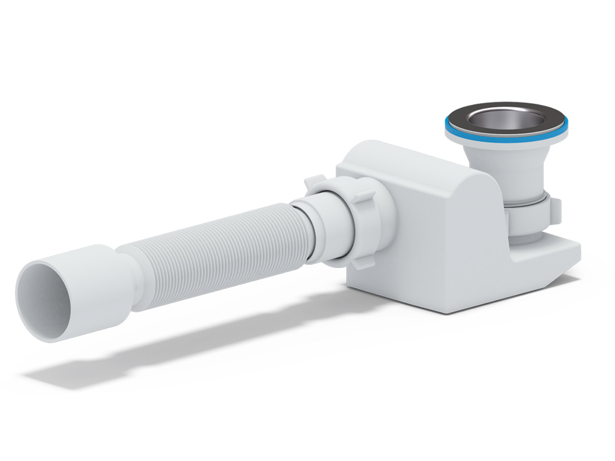 АП (E615) Сифон д/душ.под. плоск. 