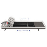 Конвектор внутрипольный Vitron ВК.90.160.2ТГ - 1 Конвектор внутрипольный Vitron ВК.90.160.2ТГ - фото - 1