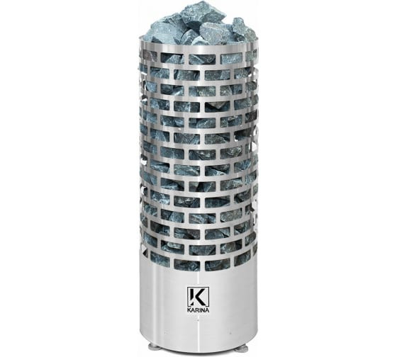 Электропечь «Karina NOVA » 6кВт (6-8м³) встроенный пульт - фото - 1