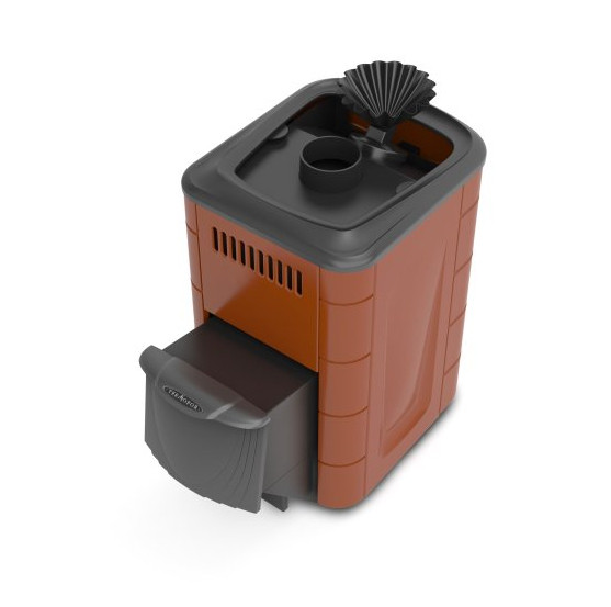 Печь Гейзер мини 2016 Inox ДА ЗК терракот - фото - 1