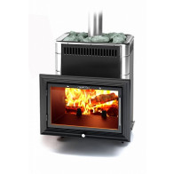 Термофор (18 куб.м) Витрувия Inox антрацит с нерж.вст. d140 - фото - 1