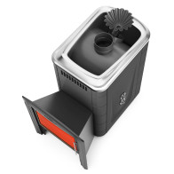 Термофор (18 куб.м) Ангара Inox Витра антрацит нерж.вст. d115 - фото - 1