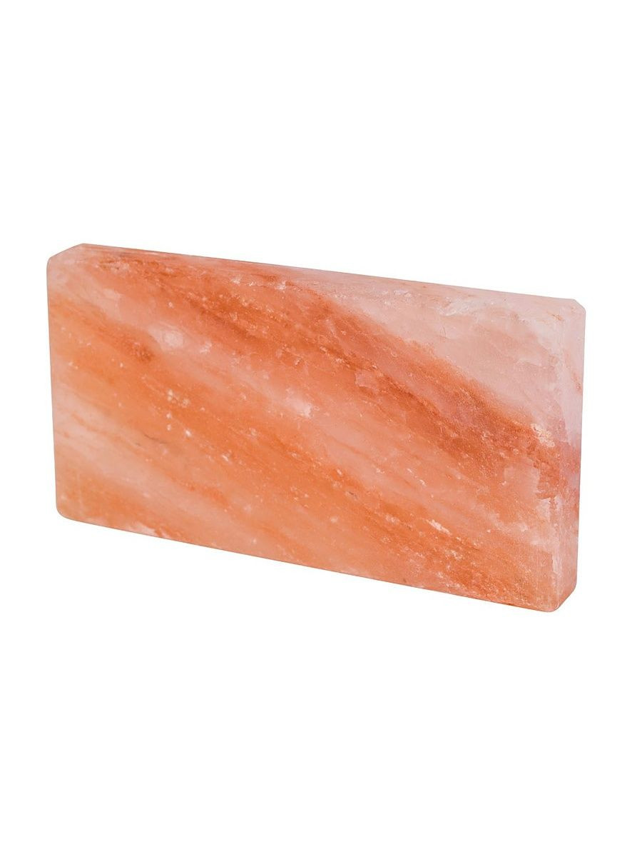 Соляная плитка  (Гималайская соль) 20*10*2,5 см натуральная - фото - 1