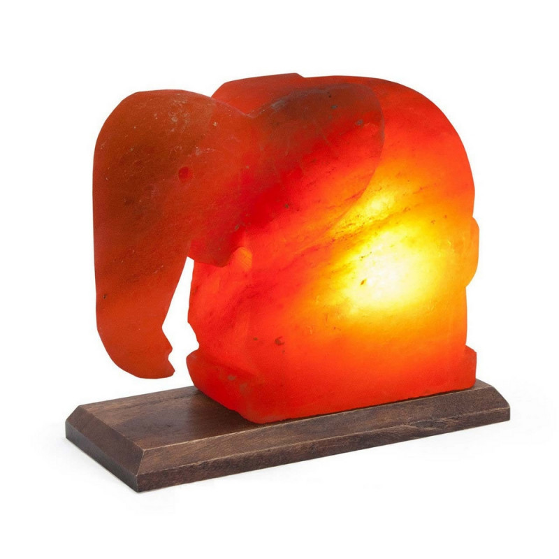 Соляная лампа в форме Слона с диммером - фото - 1