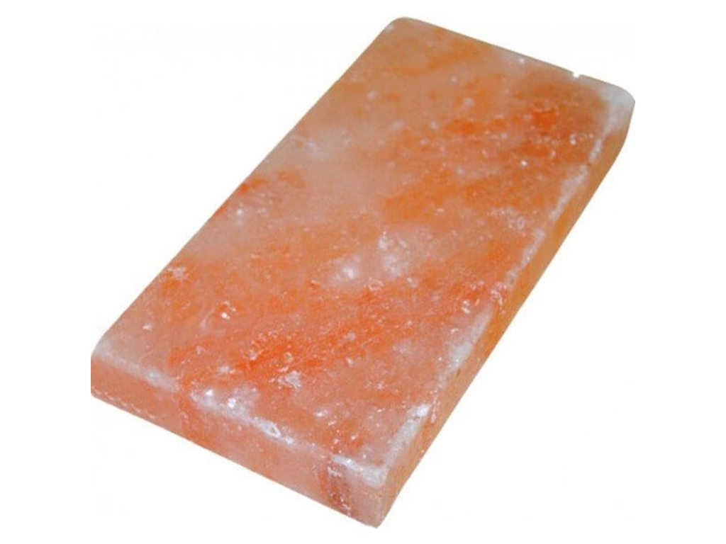 Соляная плитка  (Гималайская соль) 20*10*1,5 см - фото - 1