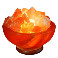 Соляная лампа в форме огненной чаши с диммером - фото - 1