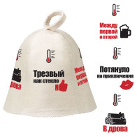 Шапка д/бани "Индикатор настроения"(41243) - фото - 1