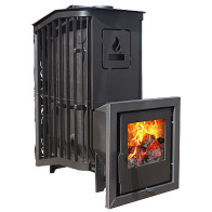 Печь д/бани Варвара терма-каменка ПС укор.топка - фото - 1