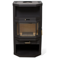 Печь-камин Мета "Ангара АКВА" (АОТВ-9.0-02) - фото - 1