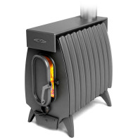 Печь ОГОНЬ-БАТАРЕЯ 9 Лайт антрацит отопит - фото - 1