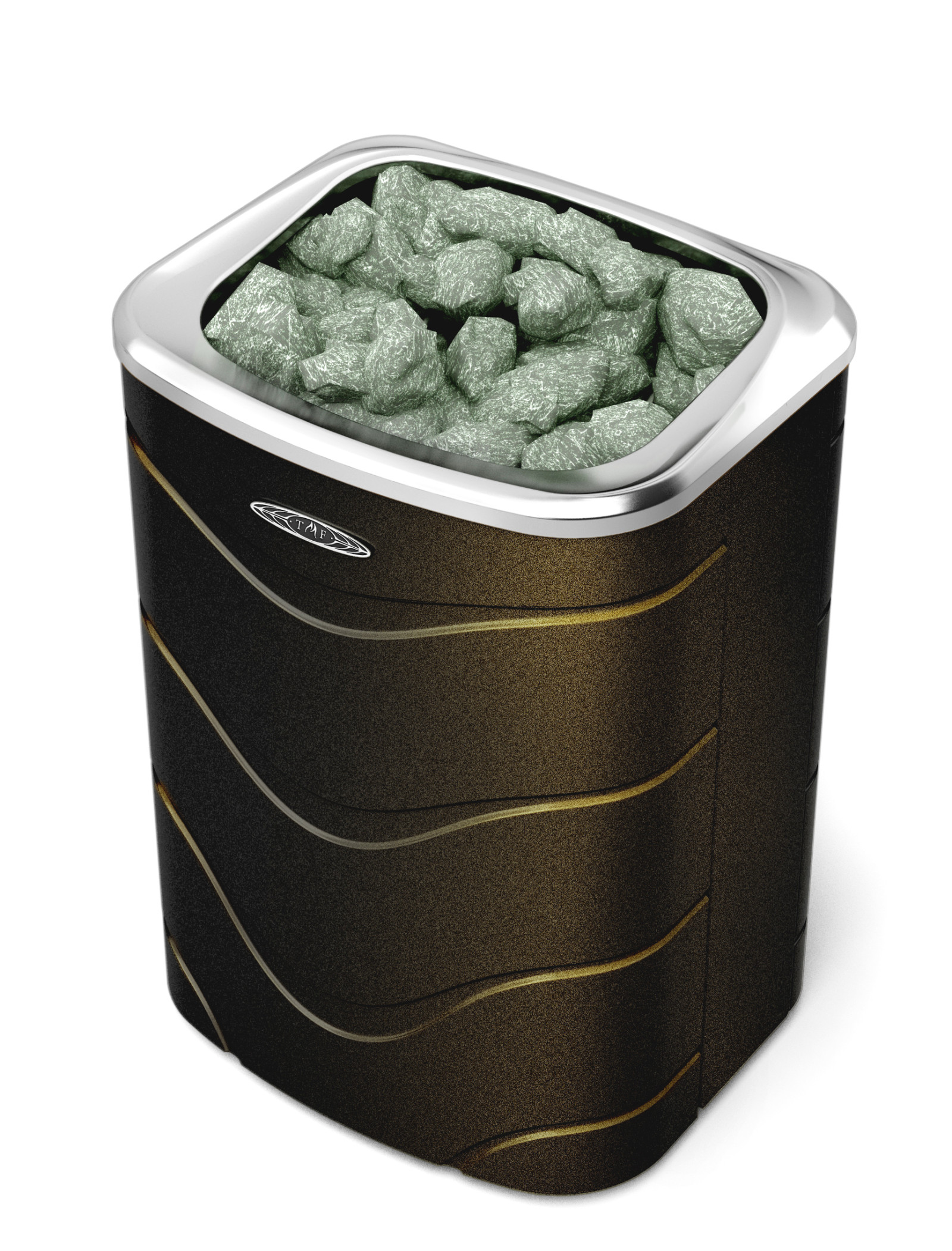 Печь Примавольта 9кВт чер. бронза - фото - 1