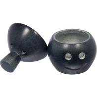 Испаритель из талькохларита натурал.1 отверс - фото - 1