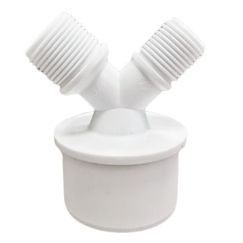 Перех.50мм.д/подключ.сливн.шлангов быт.тех.к канализ.1/2-3/4(7677) - фото - 1