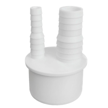 Переходник-адаптер 50мм д/подключ.сливн.шлангов двойн.(7670) - фото - 1