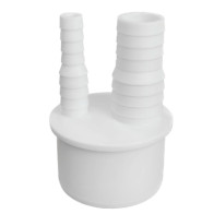 Переходник-адаптер 50мм д/подключ.сливн.шлангов двойн.(7670) - фото - 1