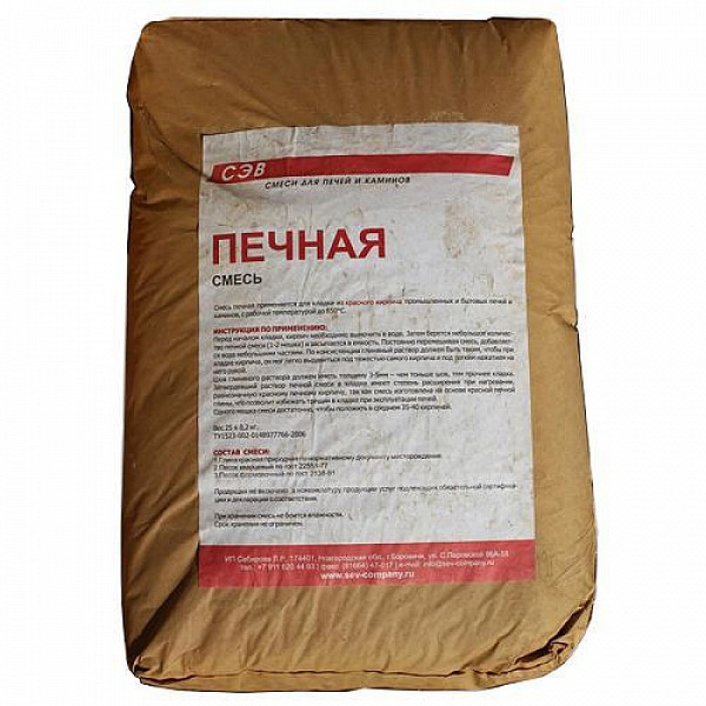 Печная смесь 25кг - фото - 1