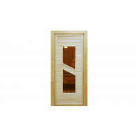 Дверь банная 1850*750 МС-9 б/п(осина) - фото - 1