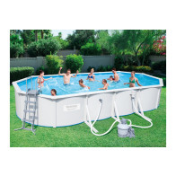 Бассейн каркасный стальной Hydrium 610*360*120 см песч.фильт( 56369 BW) - фото - 1