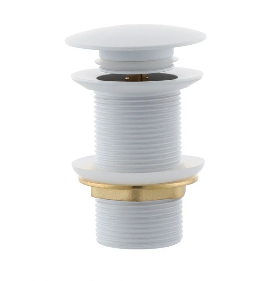 Донный клапан б/перелива бел.ViEiR VER21A-YF - фото - 1