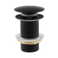 Донный клапан б/перелива черн.ViEiR VER21A-C - фото - 1