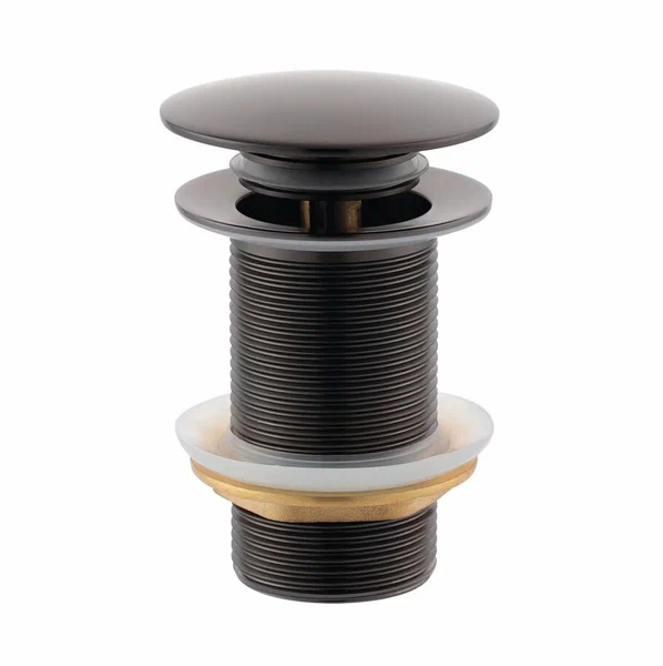 Донный клапан б/перелива графит.ViEiR VER21A-G - фото - 1