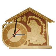 Часы "Бане время-потехе час" Ч-БВ М (Р) - фото - 1