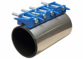 Хомут односторонний нержавеющий Свертная муфта