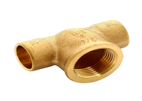 Медный тройник ВР (мод. 4130g)