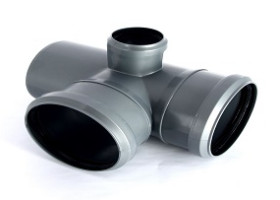 Тройник канализационный Крестовина VALFEX