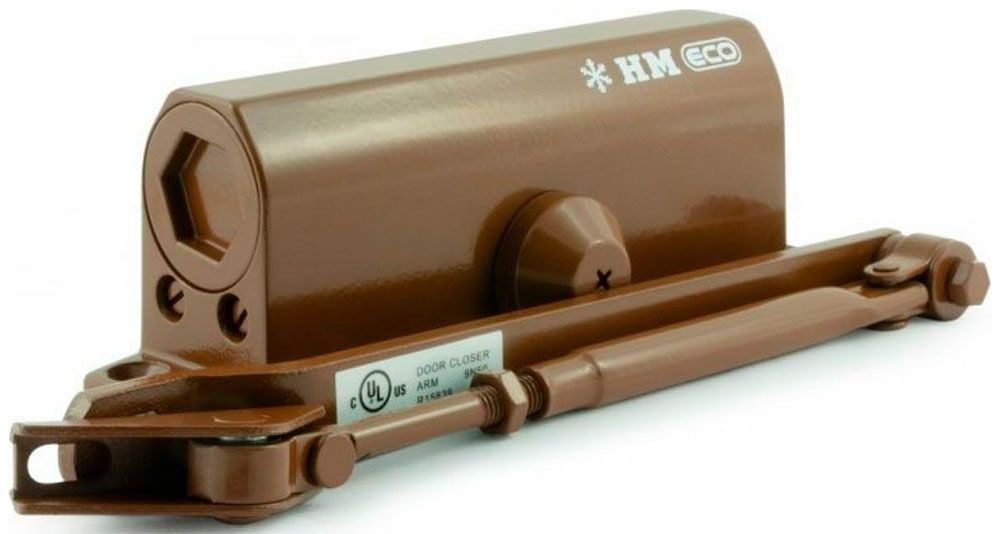 Доводчик 520 ECO (25-70кг) коричн.морозост.НОРА (r573) - фото - 1