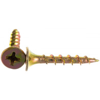 Саморез желт.круп.рез.PZ3 6,0*80 кг - фото - 1